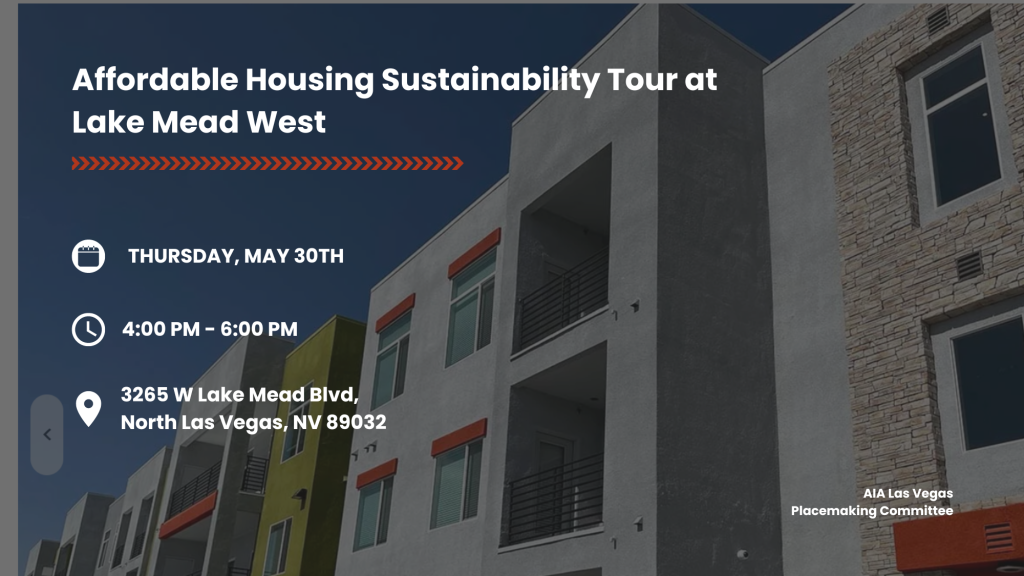 Tour at Lake Mead West Affordable Housing & Sustainability AIA Las